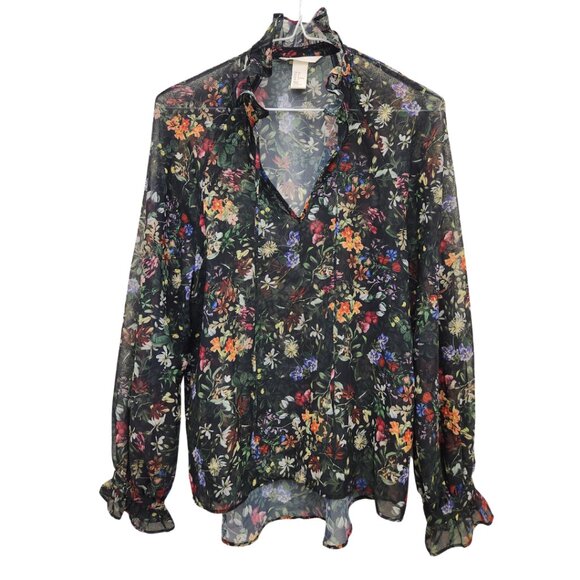 H&M Flower Print Blouse - Picture 3 of 5